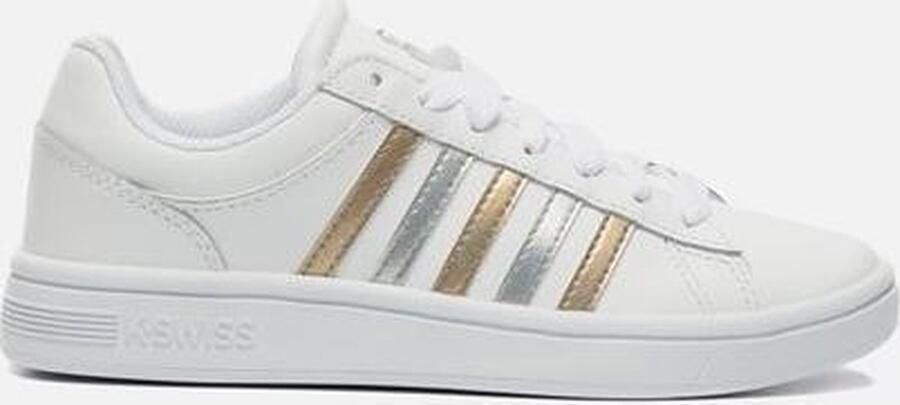K-Swiss Court Winston leren sneakers wit - Foto 2