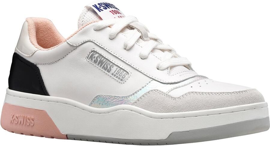 K-Swiss Dames Cannoncourt LTH Sneaker 97253-929-M White Peach Whip Blk