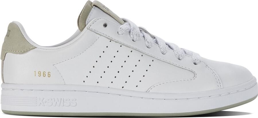 K-Swiss Dames Lozan Klub LTH Sneaker 97263-907-M White AgathGreyv