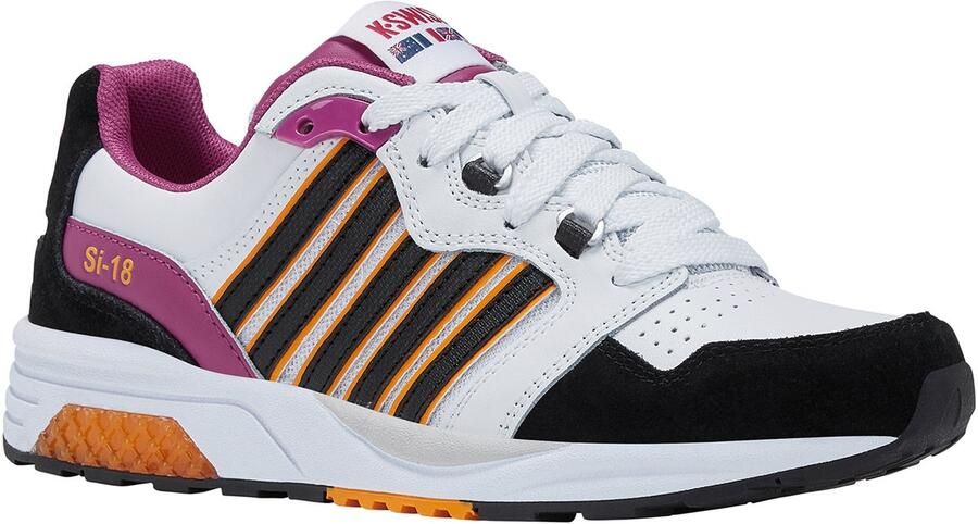 K-Swiss Dames SI-18 Rannell Sneaker low 97920-198-M White Black Fuschia