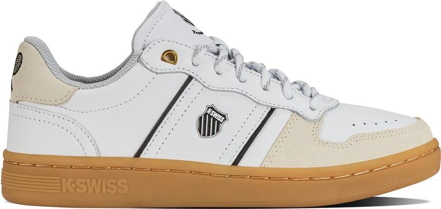K-Swiss Dames Sneaker Lozan Match T M Wit Zwart Gum