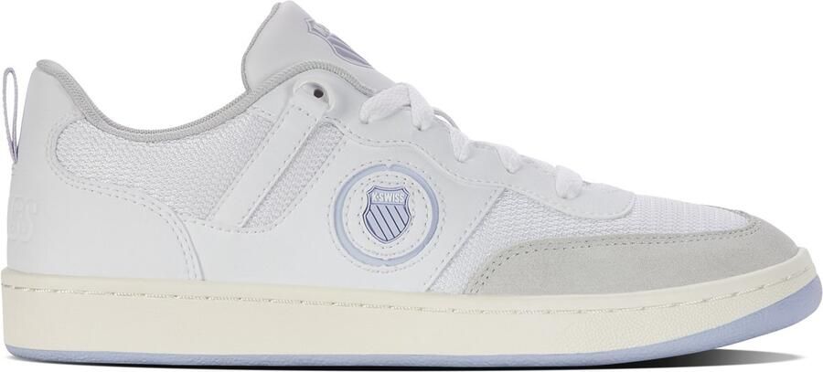 K-Swiss K-Varsity sneakers wit lichtblauw