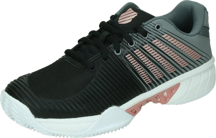 K-Swiss Express Light 2 Clay Dames Sportschoenen Tennis Smashcourt Black Gold - Foto 2