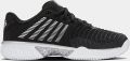 K-Swiss Express Light 3 Clay Dames Tennisschoen Zwart Zilver Wit Gravel Sportschoen Alle Ondergronden - Zwart