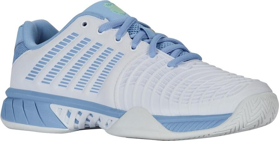 K-Swiss Express Light 3 Tennisschoenen Dames Wit Blauw
