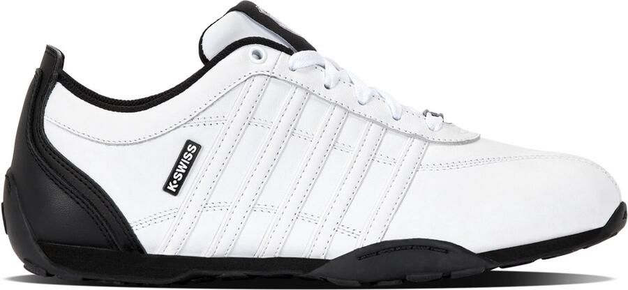 K-Swiss Heren ARVEE 1.5 Leren Sneaker 02453-186-M White Black