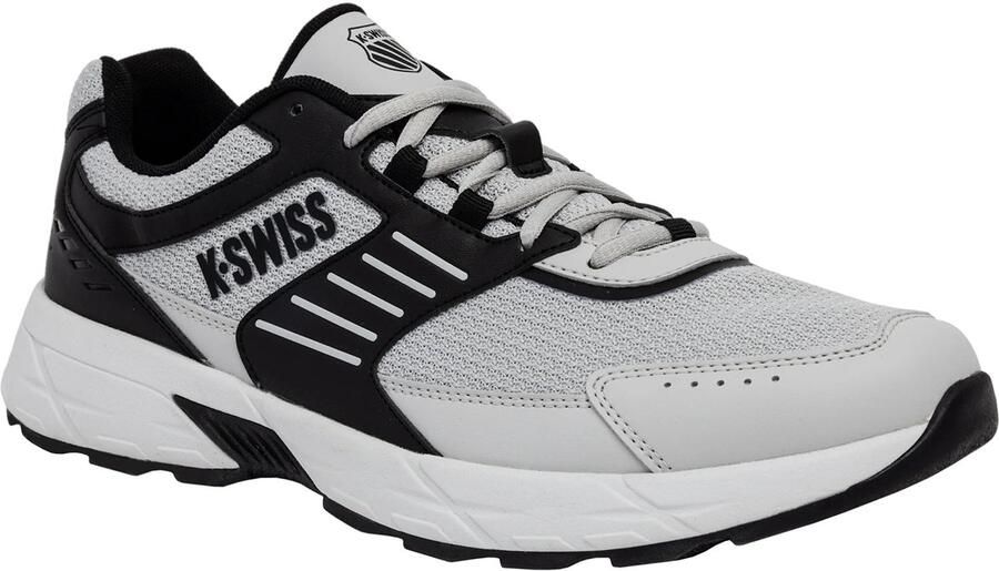 K-Swiss Heren Fario M Sneaker Vrijetijdsschoen 04779-052-M OYSTER MUSHROOM BLACK