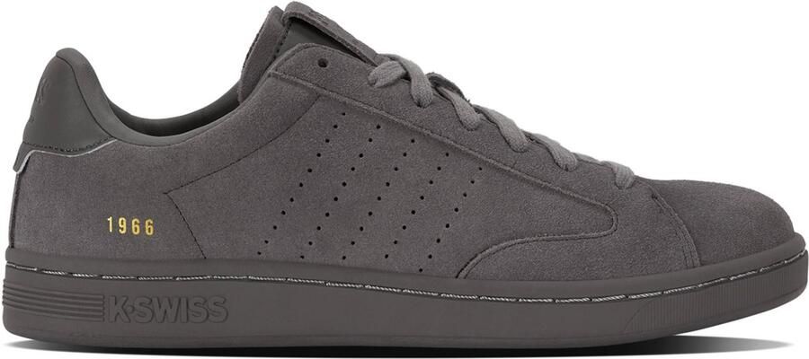 K-Swiss Heren LOZAN KLUB SDE Suède Sneaker 07262-070-M Granite Gray
