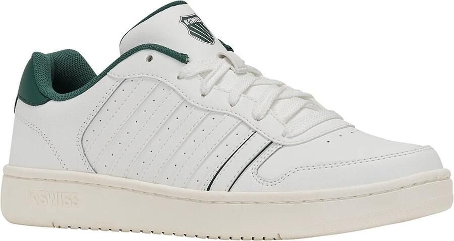 K-Swiss Heren Sneaker Court Palisades Low 06931-146-M Wit-Groen