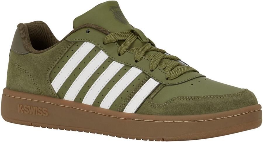 K-Swiss Heren Sneaker Court Palisades Low 06931-394-M Groen-Wit