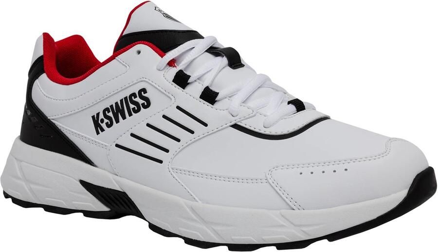 K-Swiss Heren Sneaker Fario LTH Trainer 04778-122-M White Black Marsred