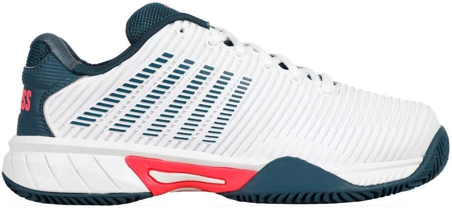 K-Swiss Hypercourt Express 2 Clay Jeugd Tennisschoenen Wit Marineblauw