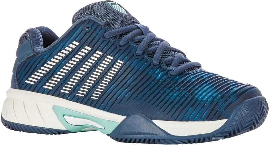 K-Swiss Hypercourt Express 2 Clay Tennisschoenen Indteal Streep Wit