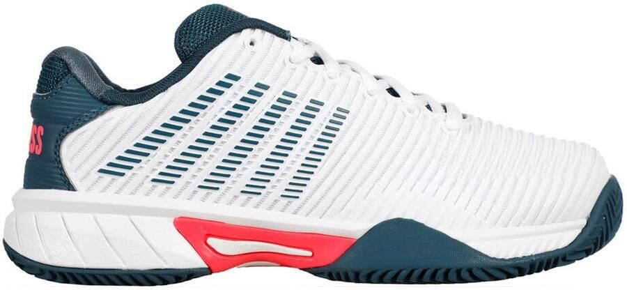K-Swiss HYPERCOURT EXPRESS 2 CLAY Tennisschoenen Wit Stargazer Neonblaze