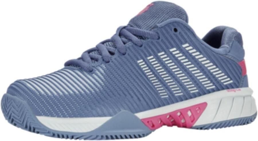 K-Swiss Hypercourt Express 2 HB 2023 W Tennisschoen Infinity Blauw Blush Karmijnrood