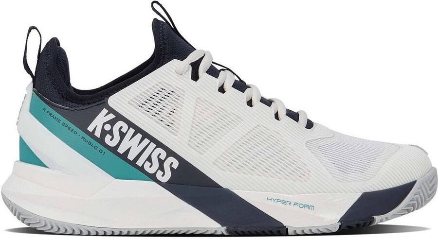K-Swiss K-frame Speed Rublo Clay Court Schoenen Wit 1 2 Man