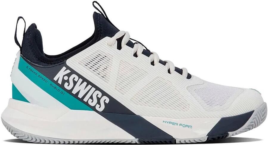 K-Swiss K-frame Speed Rublo Clay Court Schoenen Wit 1 2 Man