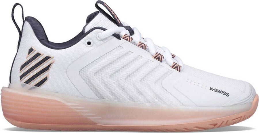 K-Swiss Kswiss Ultrashot 3 Peach White Women