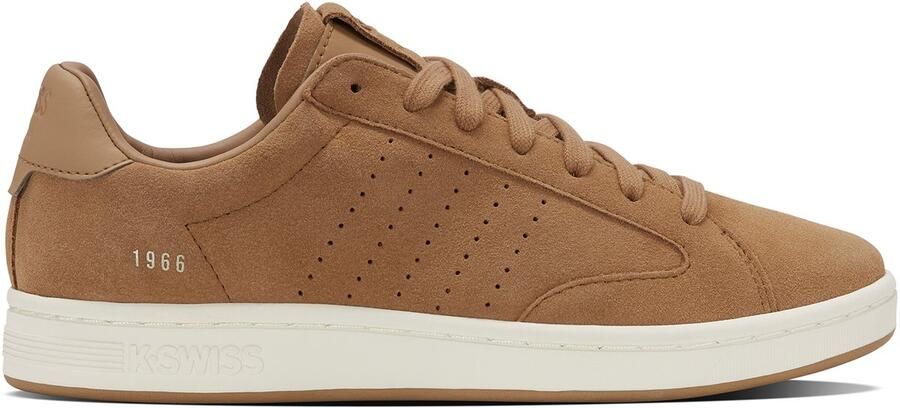 K-Swiss LOZAN KLUB SDE heren sneaker sportschoenen 07262-277-M Indian Tan