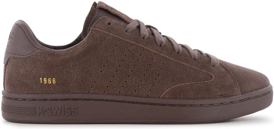 K-Swiss Lozan Klub SDE Heren Sneakers Schoenen Bruin 07262-249-M