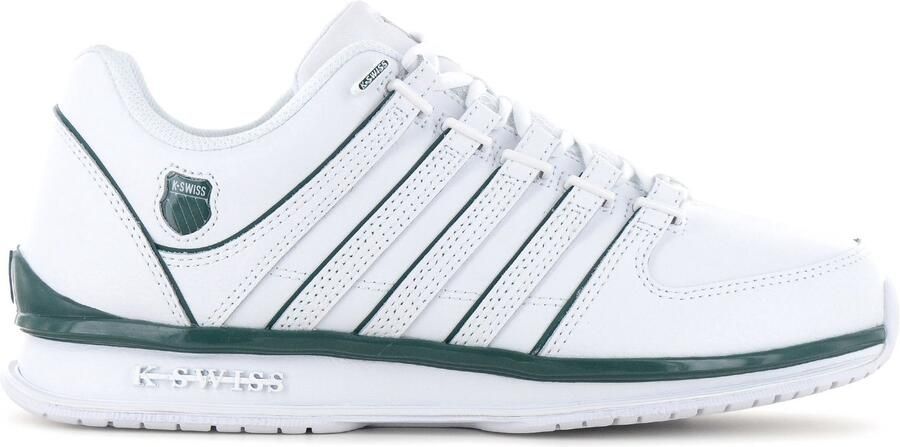 K-Swiss RINZLER Leather Heren Sneakers Schoenen Wit 01235-108-M