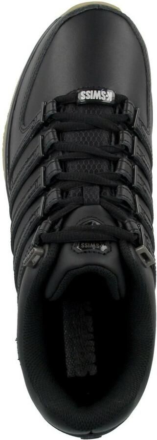 K-Swiss Rinzler Heren Leer Sneakers Sport Casual Schoenen Zwart 01235-050-M - Foto 13