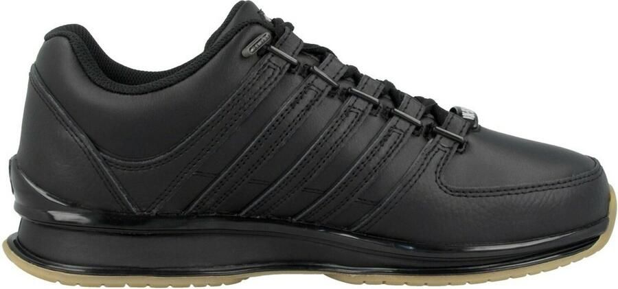 K-Swiss Rinzler Heren Leer Sneakers Sport Casual Schoenen Zwart 01235-050-M - Foto 8
