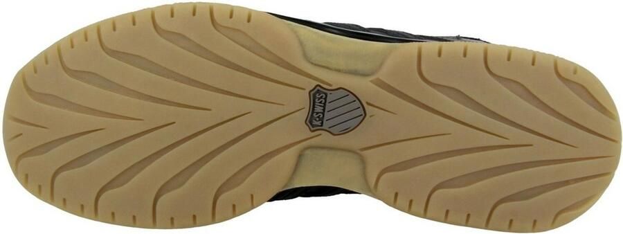 K-Swiss Rinzler Heren Leer Sneakers Sport Casual Schoenen Zwart 01235-050-M - Foto 10