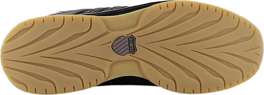 K-Swiss Rinzler Heren Leer Sneakers Sport Casual Schoenen Zwart 01235-050-M - Foto 12