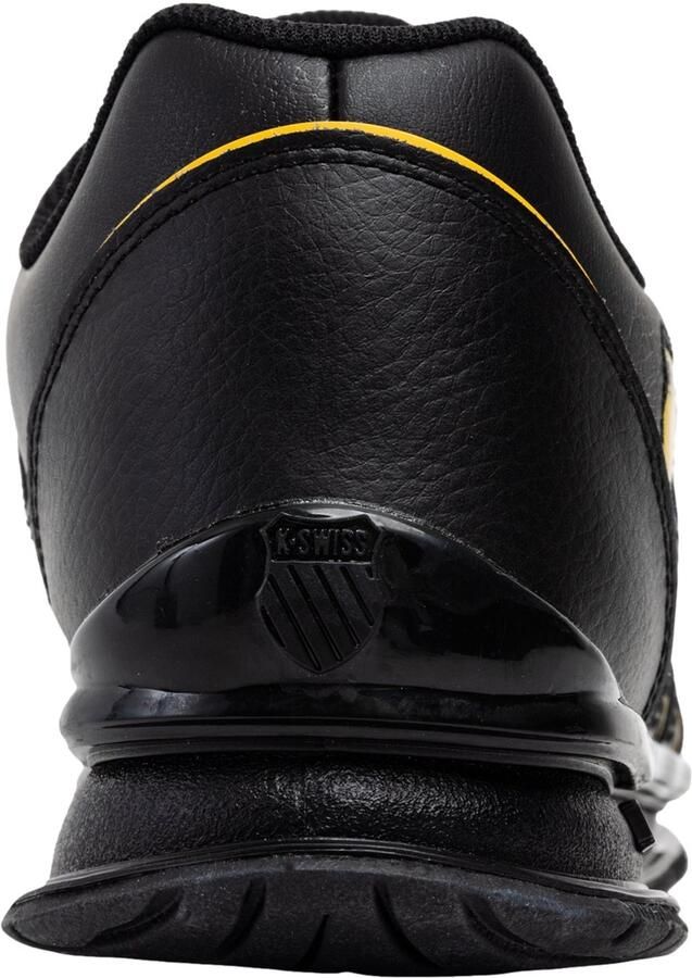 K-Swiss RINZLER Leather Heren Sneakers Schoenen Zwart 01235-071-M