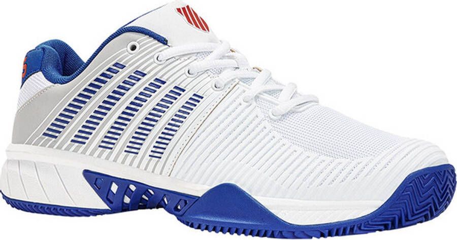 K-Swiss Express Light 2 Clay Heren Sportschoenen Tennis Smashcourt White Blue - Foto 2