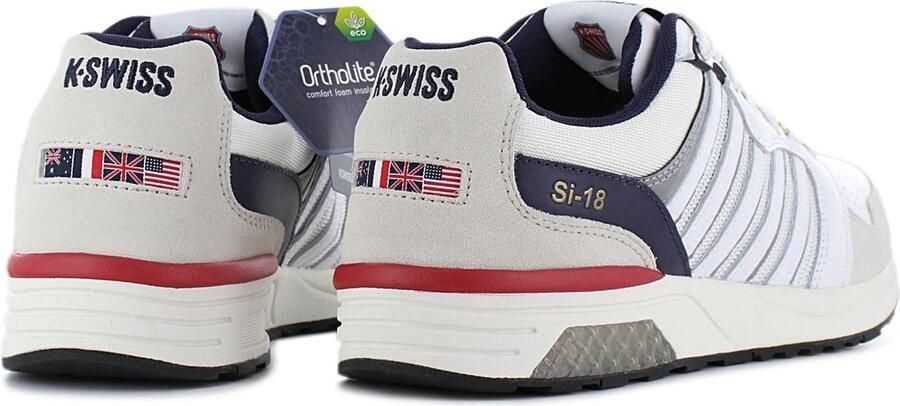 K-Swiss SI-18 Rannell Suede USA Heren Sneakers Schoenen 08533-143-M - Foto 6