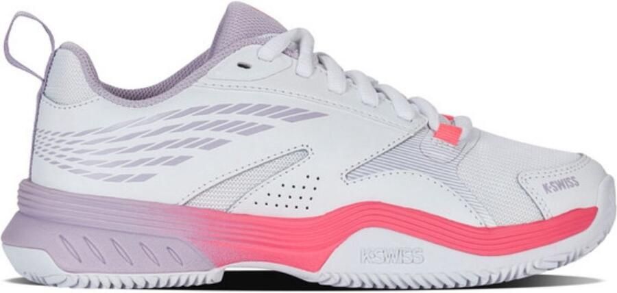 K-Swiss Speedex Clay tennisschoenen wit lila roze - Foto 2