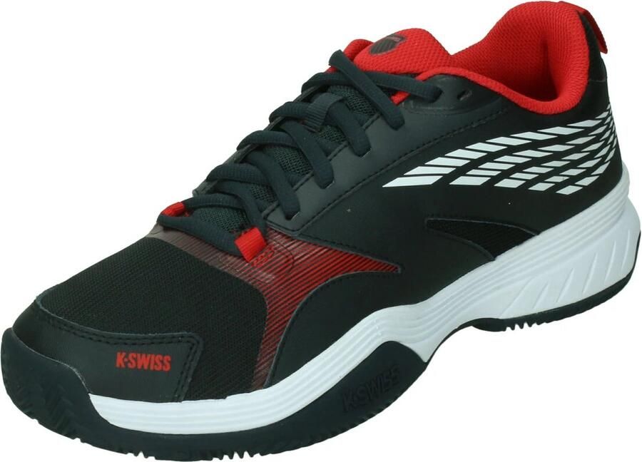 K-Swiss Speedex HB Tennisschoen Mannen Zwart Rood Wit - Foto 1