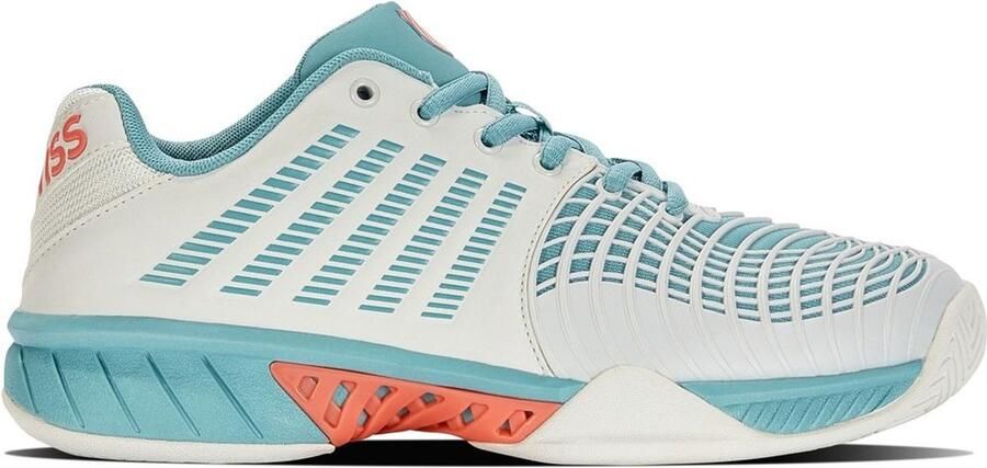 K-Swiss Sportschuhe Damen Tennisschuhe K Swiss Express Light 3 Blan Weiß
