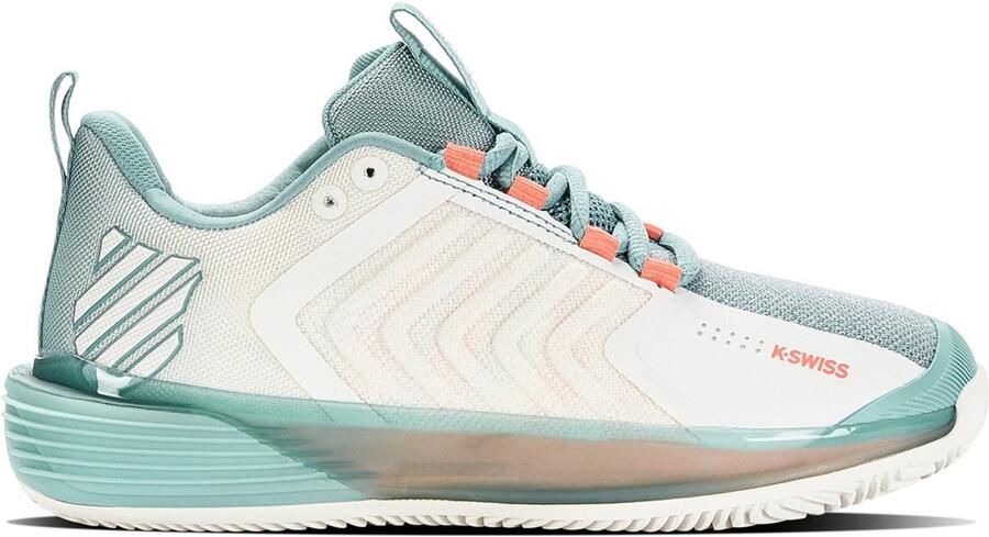 K-Swiss Sportschuhe Damen Tennisschuhe K Swiss Ultrashot 3 Hb Blan Weiß