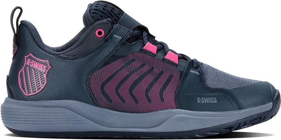 K-Swiss Sportschuhe Damen Tennisschuhe K Swiss Ultrashot Team Orion Blue 1385772 Rosa