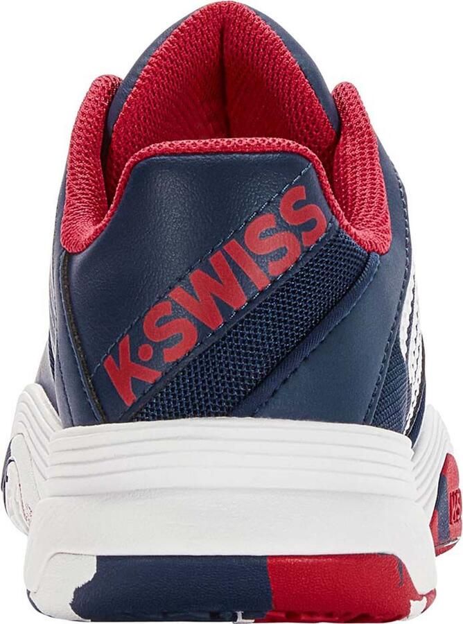 K-SWISS Court Express Omni tennisschoenen donkerblauw wit rood Mesh 37 - Foto 3