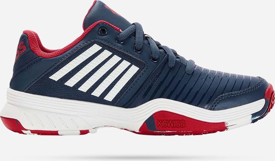 K-SWISS Court Express Omni tennisschoenen donkerblauw wit rood Mesh 37 - Foto 6