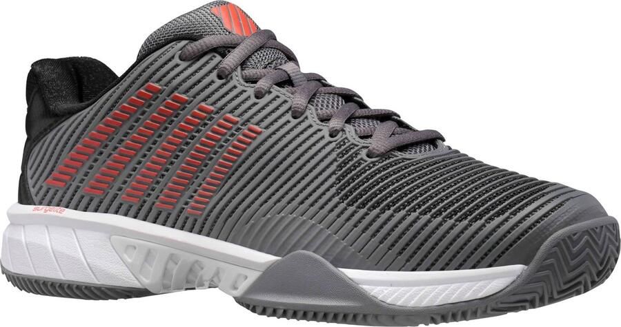 K-Swiss Hypercourt Express 2 Clay Heren Sportschoenen Tennis Smashcourt Grey Orange
