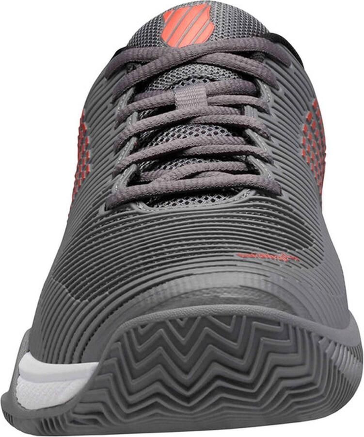 K-Swiss Hypercourt Express 2 Clay Heren Sportschoenen Tennis Smashcourt Grey Orange - Foto 2