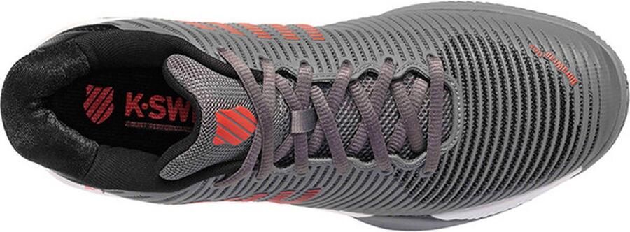 K-Swiss Hypercourt Express 2 Clay Heren Sportschoenen Tennis Smashcourt Grey Orange - Foto 6