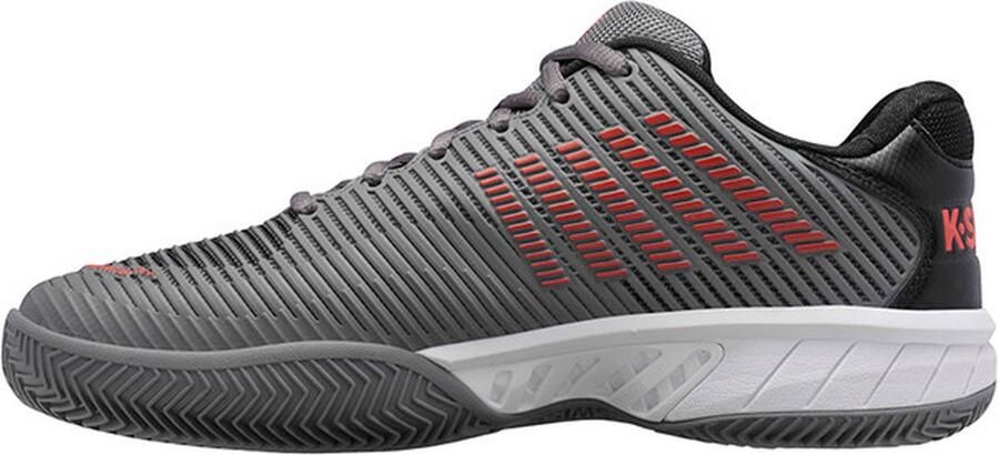 K-Swiss Hypercourt Express 2 Clay Heren Sportschoenen Tennis Smashcourt Grey Orange - Foto 5