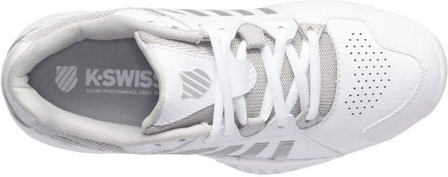K-Swiss Receiver V Omni Dames Sportschoenen Tennis Smashcourt White Silver - Foto 5