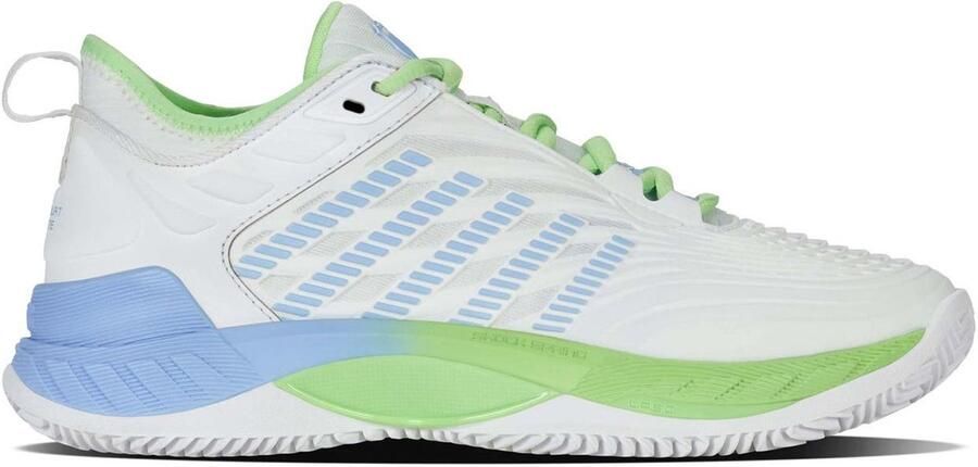 K-Swiss Tennisschoen Women Hypercourt Supreme 2 Clay Lucent White Paradise Green Dutch Canal
