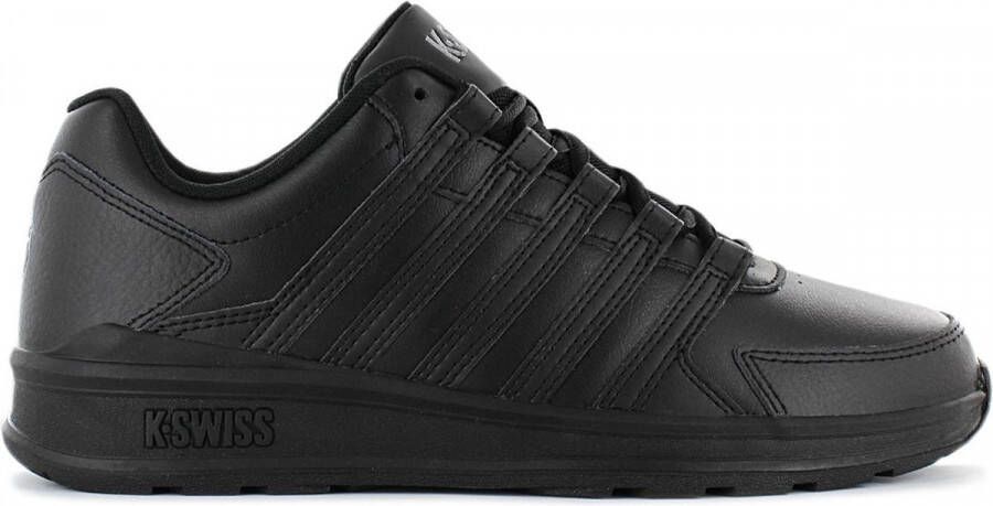 K-Swiss K Swiss Vista Trainer Heren Sneakers Schoenen Sportschoenen Zwart