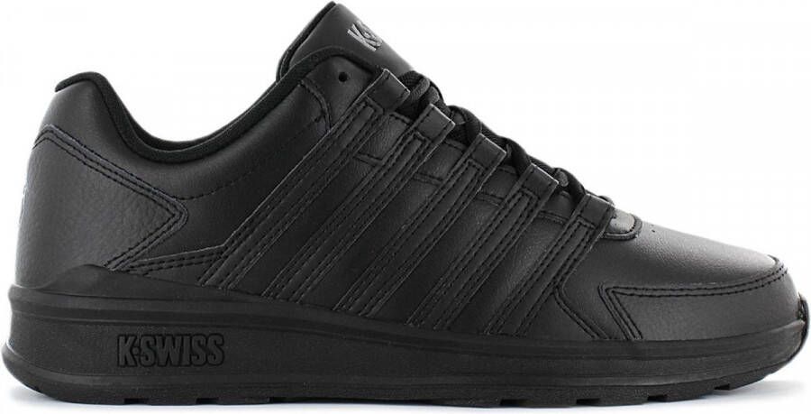 K-Swiss Vista Trainer Heren Sneakers Schoenen Sportschoenen Zwart 07000-001-M