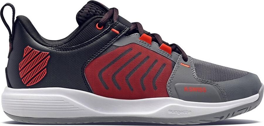 K-Swiss Women's Grey And Black Ultrashot Team All Court 07395052 Padel Shoes