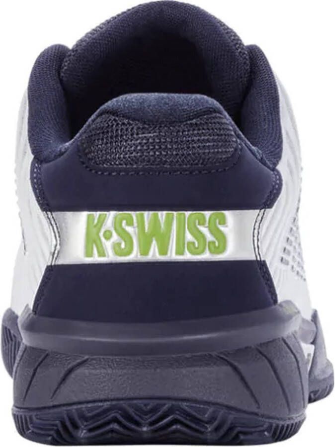 K-Swiss Tennisschoen Padelschoen Hypercourt Express 2 Heren Wit Blauw Zilver