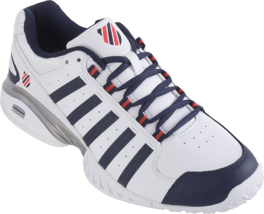 K-Swiss Receiver III Omni Tennisschoenen Mannen wit blauw rood